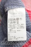 画像4: ヴィヴィアンウエストウッド 中古 / ラインオーブ刺繍ボーダーカーディガン 00（ワンサイズ） 赤ｘ青  H-26-02-01-034-to-OD-ZH (4)