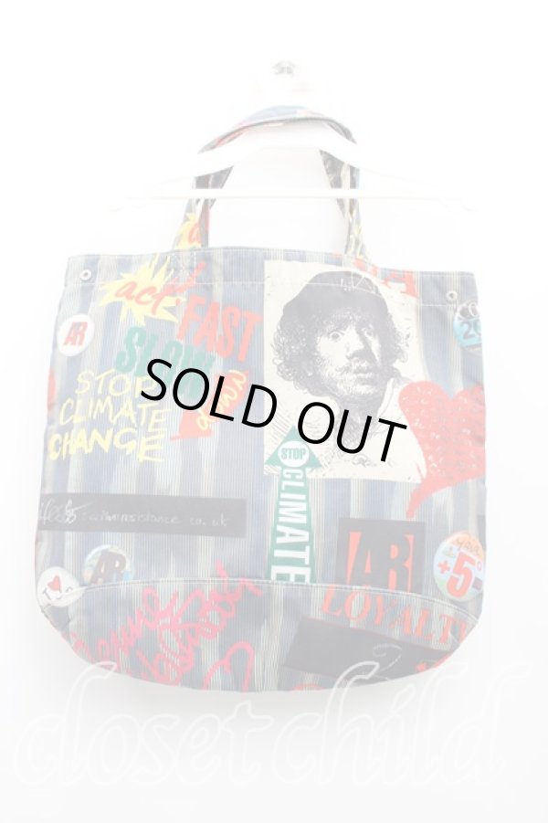 画像2: ヴィヴィアンウエストウッド 中古 / アナーキートートバッグ  灰  H-26-02-01-035-ba-OD-ZH (2)