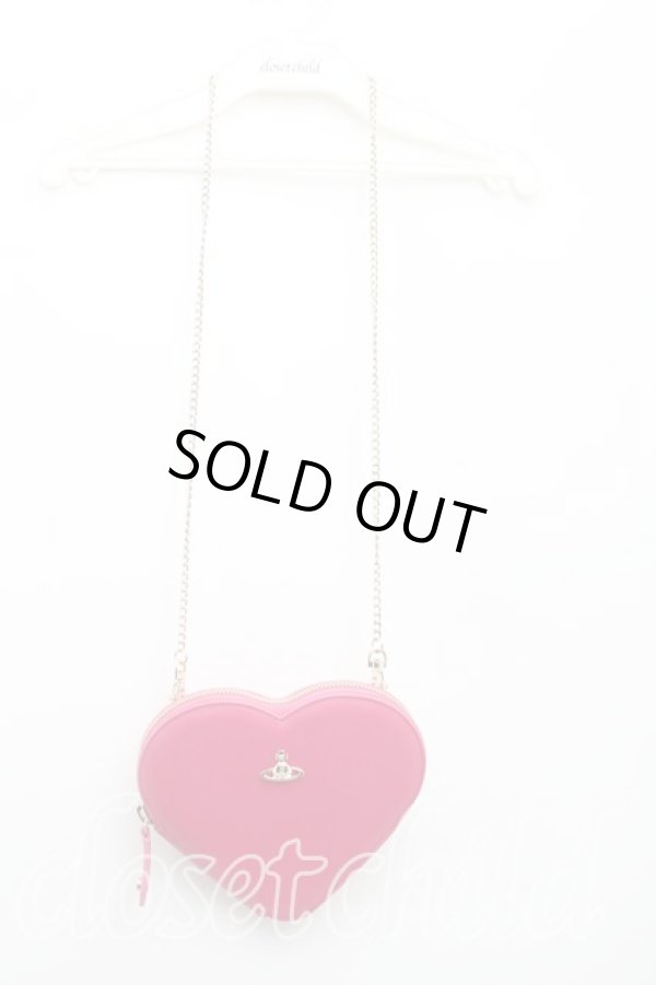 画像3: ヴィヴィアンウエストウッド 中古 / VICTORIA NEW HEARTバッグ  ピンク  H-26-02-01-036-ba-OD-ZH (3)