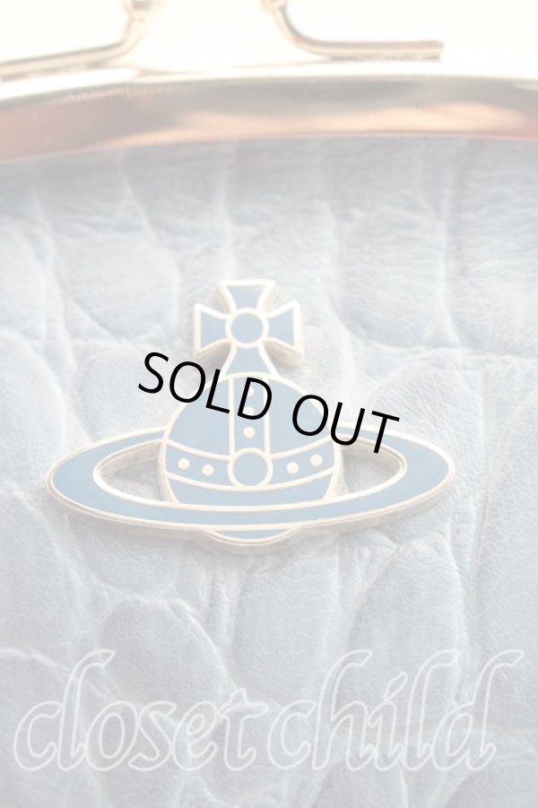 画像5: ヴィヴィアンウエストウッド 中古 / クロコガマ口ショルダーバッグ  青  H-26-02-01-039-ba-OD-ZH (5)