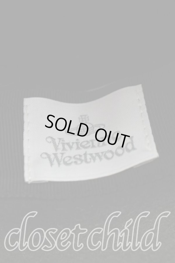 画像4: ヴィヴィアンウエストウッド MAN 中古 / スクエアプリムハット  黒  H-26-02-01-042-ha-OD-ZH (4)