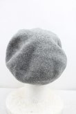 画像3: ヴィヴィアンウエストウッド 中古 / グラフティオーブ刺繍ベレー  灰  H-26-02-01-043-ha-OD-ZH (3)