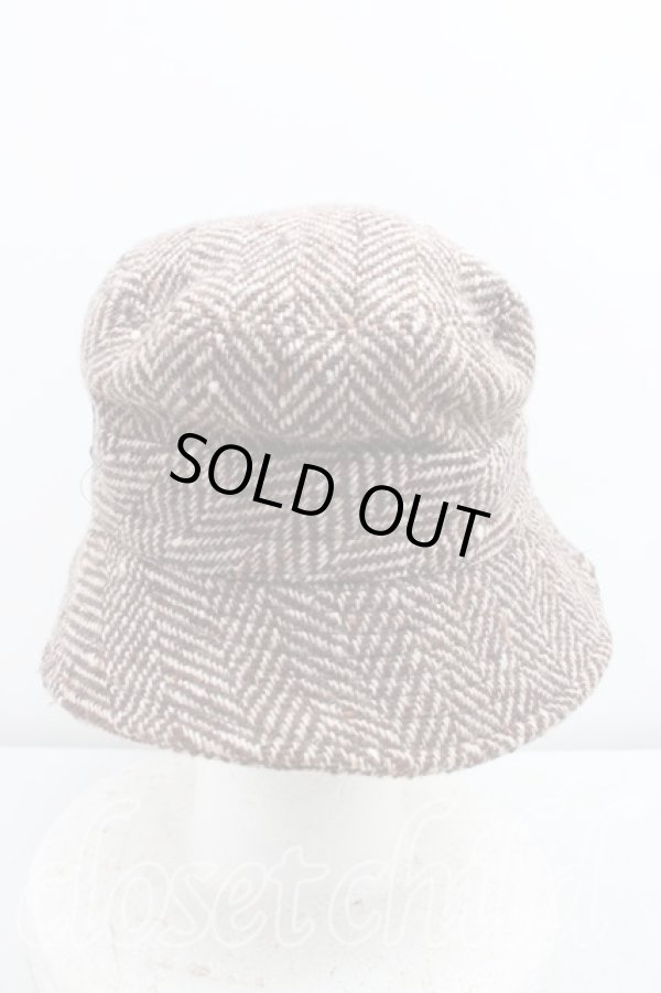 画像3: ヴィヴィアンウエストウッド 中古 / ツイードハット  茶  H-26-02-01-044-ha-OD-ZH (3)