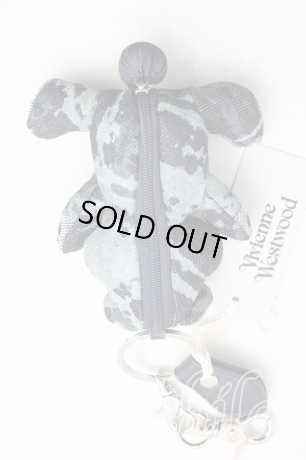 画像2: ヴィヴィアンウエストウッド 中古 / テディベアキーリング  インディゴ  H-26-02-01-047-gd-OD-ZH (2)