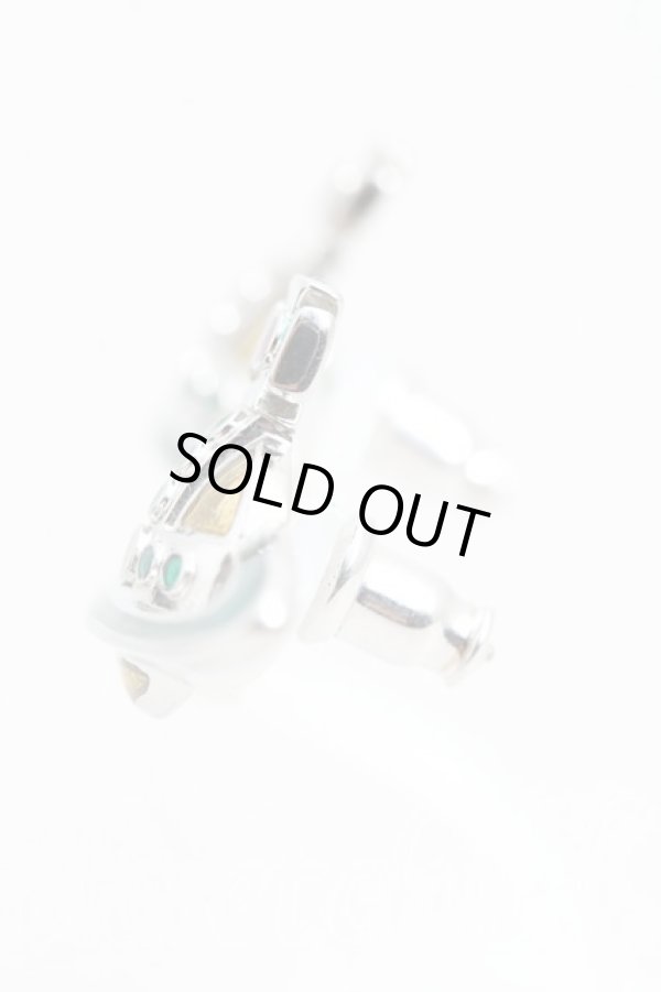 画像2: ヴィヴィアンウエストウッド 中古 / エナメルオーブピアス  マルチ  H-26-02-01-049-er-OD-ZH (2)