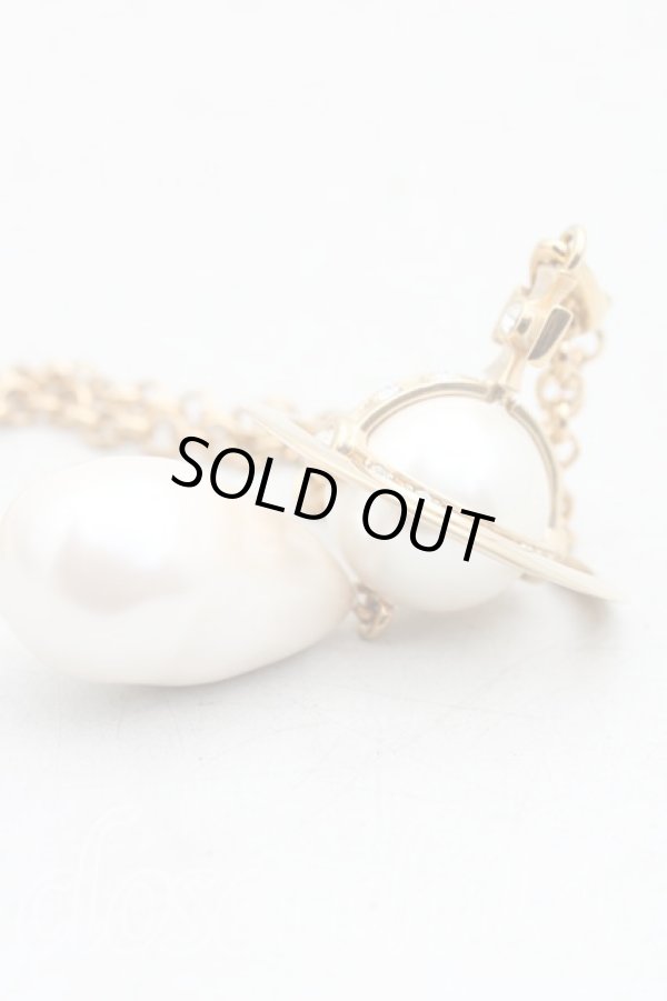 画像2: ヴィヴィアンウエストウッド 中古 / GIANT PEARL DROP ネックレス  ゴールド  H-26-02-01-050-nl-OD-ZH (2)