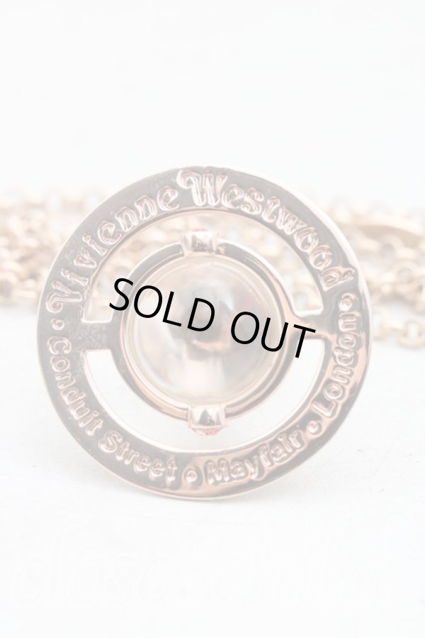 画像3: ヴィヴィアンウエストウッド 中古 / スモールオーブネックレス  ピンクゴールド  H-26-02-01-052-nl-OD-ZH (3)