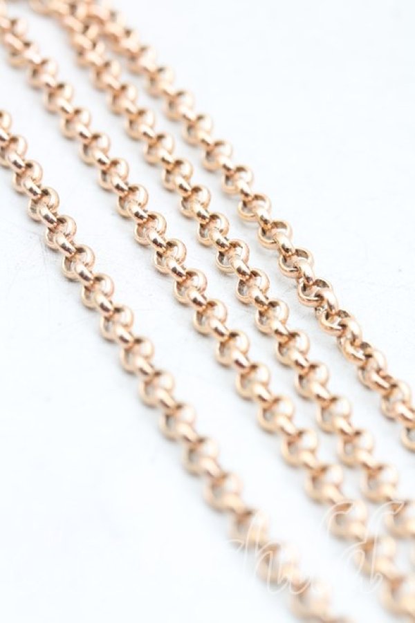 画像4: ヴィヴィアンウエストウッド 中古 / スモールオーブネックレス  ピンクゴールド  H-26-02-01-052-nl-OD-ZH (4)