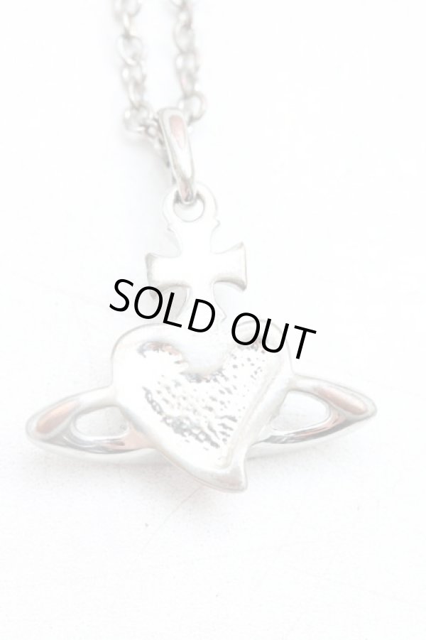 画像2: ヴィヴィアンウエストウッド 中古 / ディアマンテハートネックレス  ピンク  H-26-02-01-053-nl-OD-ZH (2)