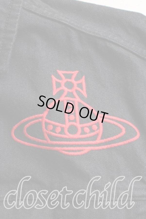 画像7: ヴィヴィアンウエストウッド 中古 / オーガニックデニムGジャン 01（S相当） 黒  H-26-02-01-005-jc-OD-ZH (7)