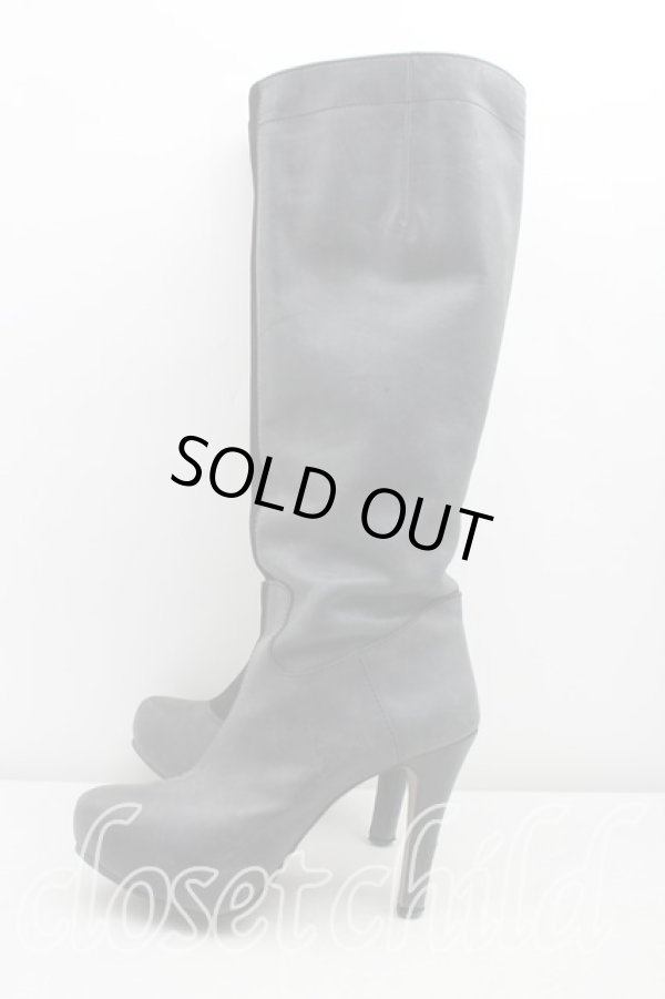 画像3: ヴィヴィアンウエストウッド 中古 / レザー切替ブーツ 37（23.5cm相当） 黒  H-26-02-01-057-sh-OD-ZH (3)