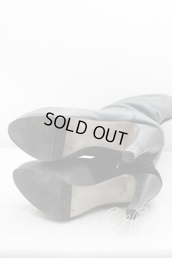 画像5: ヴィヴィアンウエストウッド 中古 / レザー切替ブーツ 37（23.5cm相当） 黒  H-26-02-01-057-sh-OD-ZH (5)