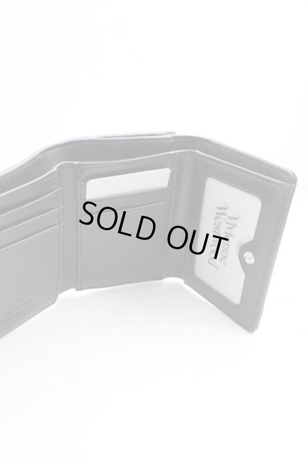 画像3: ヴィヴィアンウエストウッド 中古 / スモールフレームウォレット  黒  H-26-02-01-058-wa-OD-ZH (3)