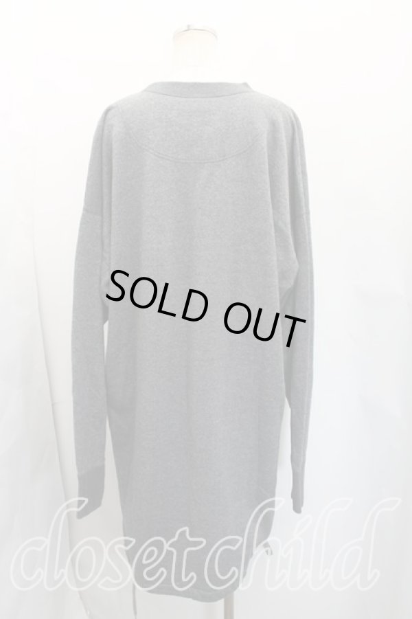 画像2: ANGLOMANIA 中古 / ロゴptスウェットワンピース 38（M相当） 灰  H-26-02-01-006-op-OD-ZH (2)