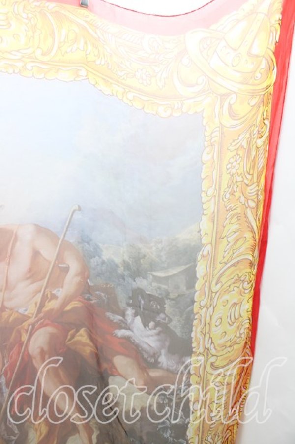 画像3: ヴィヴィアンウエストウッド 中古 / BOUCHER PIANISストール  赤  H-26-02-01-060-gd-OD-ZH (3)