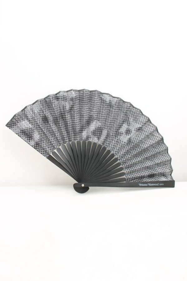 画像2: ヴィヴィアンウエストウッド MAN 中古 / 扇子  黒  H-26-02-01-063-gd-OD-ZH (2)