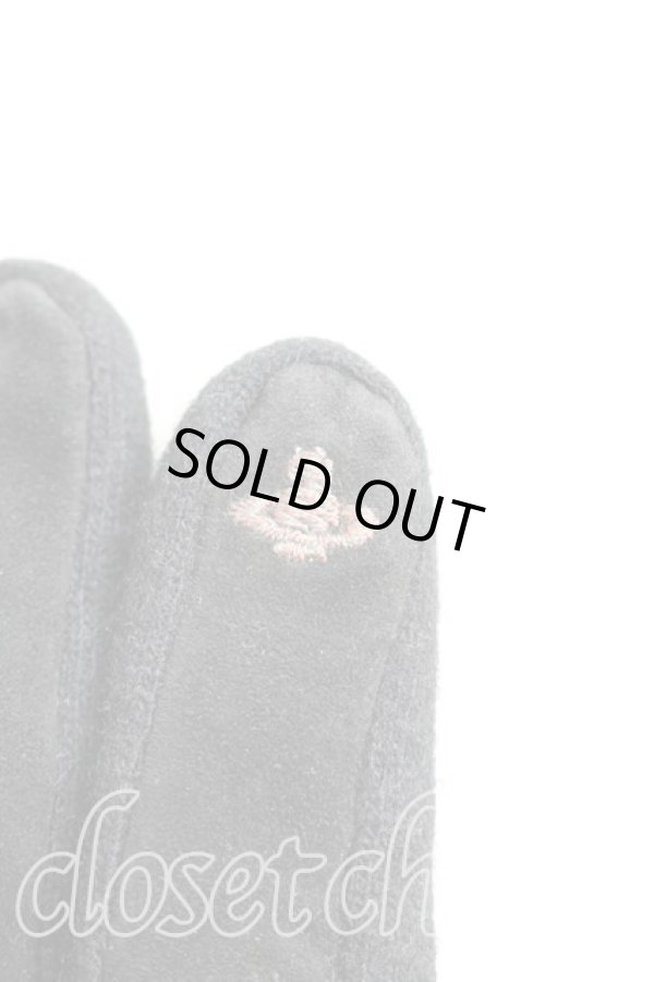 画像2: ヴィヴィアンウエストウッド 中古 / スエード手袋  黒  H-26-02-01-069-gd-OD-ZH (2)