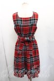 画像2: ヴィヴィアンウエストウッド 中古 / タータンチェックプリーツジャンパースカート 00（ワンサイズ） 赤  H-26-02-01-007-op-OD-ZH (2)