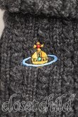 画像2: ヴィヴィアンウエストウッド 中古 / カラーオーブ刺繍手袋  黒  H-26-02-01-078-gd-OD-ZH (2)