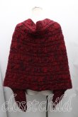 画像2: ヴィヴィアンウエストウッド 中古 / ケーブルニットストール  赤  H-26-02-01-080-gd-OD-ZH (2)