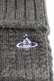 画像2: ヴィヴィアンウエストウッド 中古 / オーブ刺繍手袋  カーキ  H-26-02-01-084-gd-OD-ZH (2)