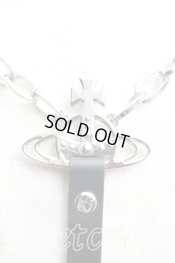 画像3: ヴィヴィアンウエストウッド 中古 / オーブチェーンハーネス L 黒  H-26-02-01-100-gd-OD-ZH (3)