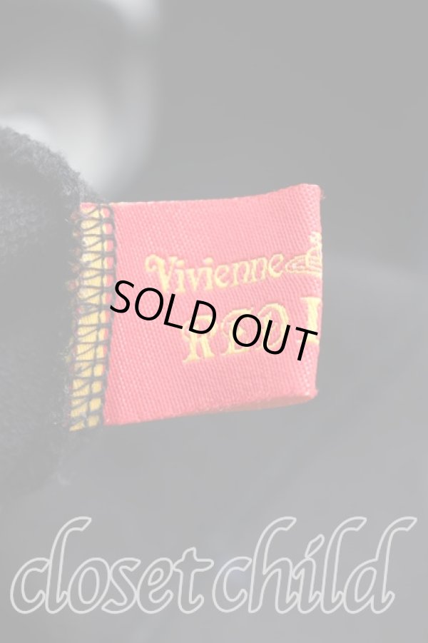 画像3: ヴィヴィアンウエストウッド 中古 / スター柄ノースリーブオールインワン 3(11号相当) 黒×青  H-26-02-01-009-op-IN-ZH (3)