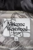 画像3: ヴィヴィアンウエストウッド MAN 中古 / スター柄ダウンジャケット 50（メンズXL相当） 灰ｘ黒  H-26-02-01-011-co-OD-ZH (3)