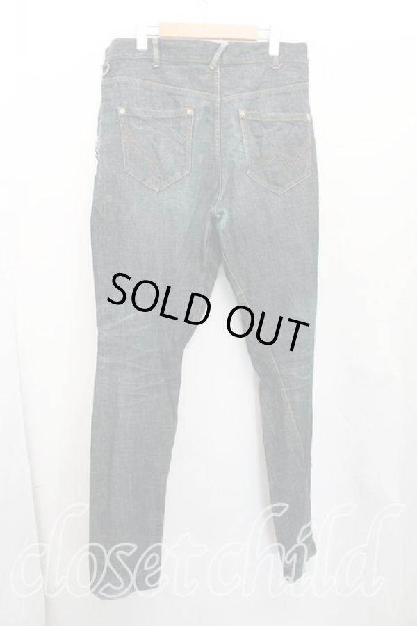 画像2: ヴィヴィアンウエストウッド MAN 中古 / アルコホリックデニム 50（メンズXL相当） インディゴ  H-26-02-01-012-pa-OD-ZH (2)