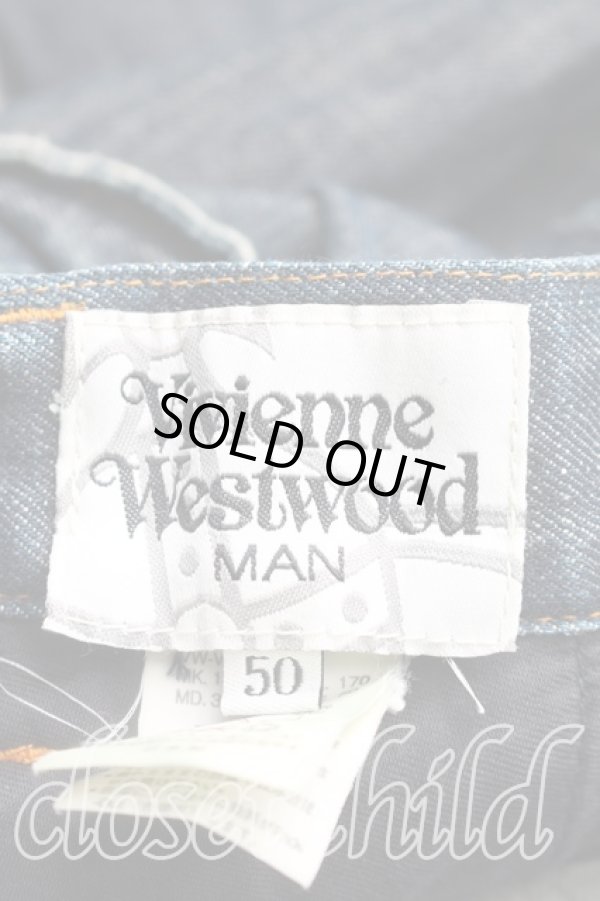 画像3: ヴィヴィアンウエストウッド MAN 中古 / アルコホリックデニム 50（メンズXL相当） インディゴ  H-26-02-01-012-pa-OD-ZH (3)