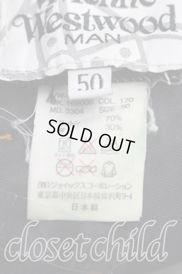 画像4: ヴィヴィアンウエストウッド MAN 中古 / アルコホリックデニム 50（メンズXL相当） インディゴ  H-26-02-01-012-pa-OD-ZH (4)