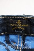 画像3: ヴィヴィアンウエストウッド Anglomania and Lee 中古 / アシンメトリカルジーン W32 インディゴ  H-26-02-01-013-pa-OD-ZH (3)