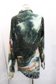 画像2: ヴィヴィアンウエストウッド 中古 / BOUCHER CHAOS シャツ XS カーキ  H-26-02-01-015-bl-OD-ZH (2)