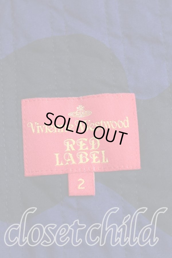 画像3: ヴィヴィアンウエストウッド 中古 / 総柄ベッティーナジャケット 2（9号相当） 紺  H-26-02-01-002-jc-OD-ZH (3)