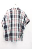 画像2: ヴィヴィアンウエストウッド 中古 / チェックオーバーサイズシャツ 00（ワンサイズ） 緑  H-26-02-01-017-bl-OD-ZH (2)