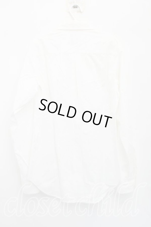 画像2: ヴィヴィアンウエストウッド MAN 中古 / オーブ刺繍クレリックシャツ 44（メンズS相当） 白  H-26-02-08-021-bl-OD-ZH (2)