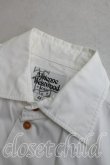 画像5: ヴィヴィアンウエストウッド MAN 中古 / オーブ刺繍クレリックシャツ 44（メンズS相当） 白  H-26-02-08-021-bl-OD-ZH (5)