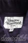 画像3: ヴィヴィアンウエストウッド MAN 中古 / オーブ刺繍ロングシャツ 44（メンズS相当） 紺  H-26-02-08-023-bl-OD-ZH (3)
