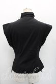 画像2: ヴィヴィアンウエストウッド 中古 / ノースリーブオープンシャツ 38（7号相当） 黒  H-26-02-08-025-bl-OD-ZH (2)