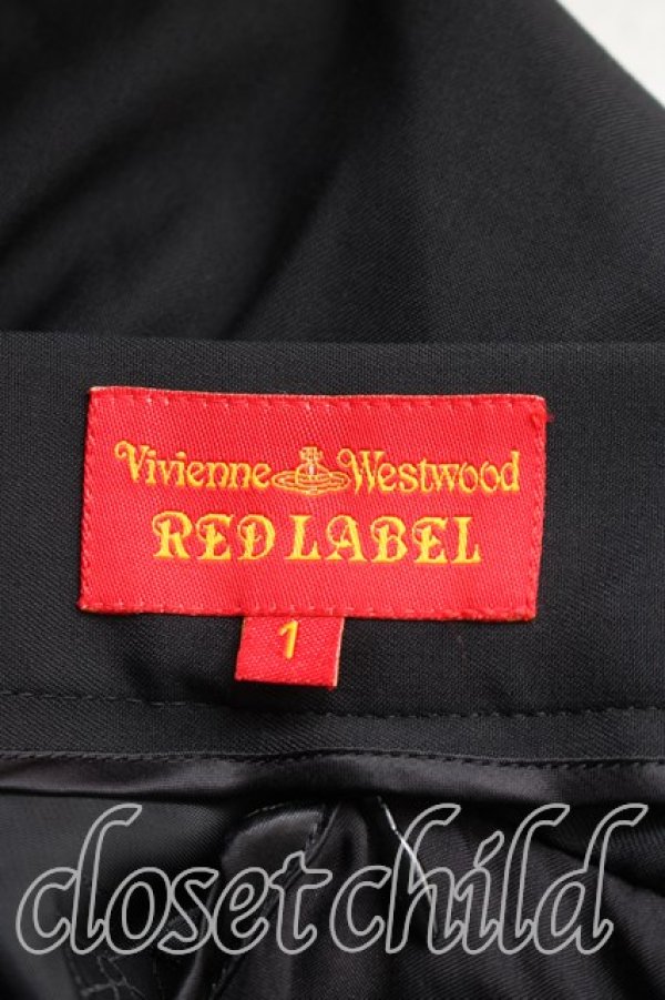 画像3: ヴィヴィアンウエストウッド 中古 / フラップイレギュラースカート 1（7号相当） 黒  H-26-02-08-028-sk-OD-ZH (3)