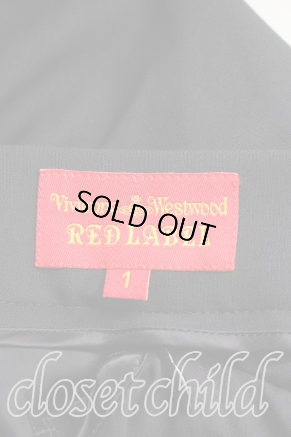 画像3: ヴィヴィアンウエストウッド 中古 / フラップイレギュラースカート 1（7号相当） 黒  H-26-02-08-028-sk-OD-ZH (3)