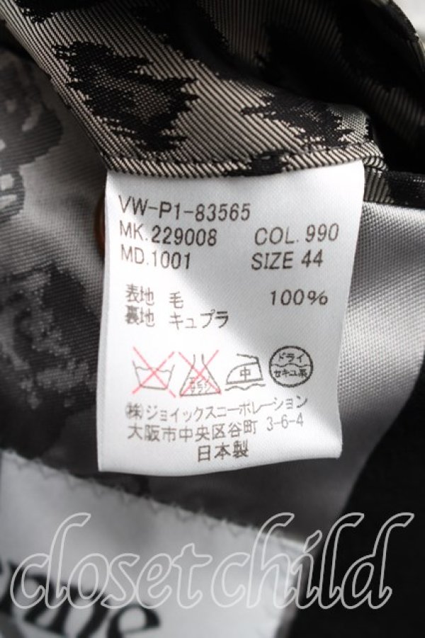 画像6: ヴィヴィアンウエストウッド MAN 中古 / シングルセットアップ 44（メンズS相当） 黒  H-26-02-08-029-su-OD-ZH (6)