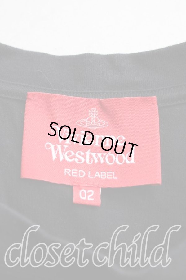 画像3: ヴィヴィアンウエストウッド 中古 / オーブパッチTシャツ 02（9号相当） 黒  H-26-02-08-031-ts-OD-ZH (3)