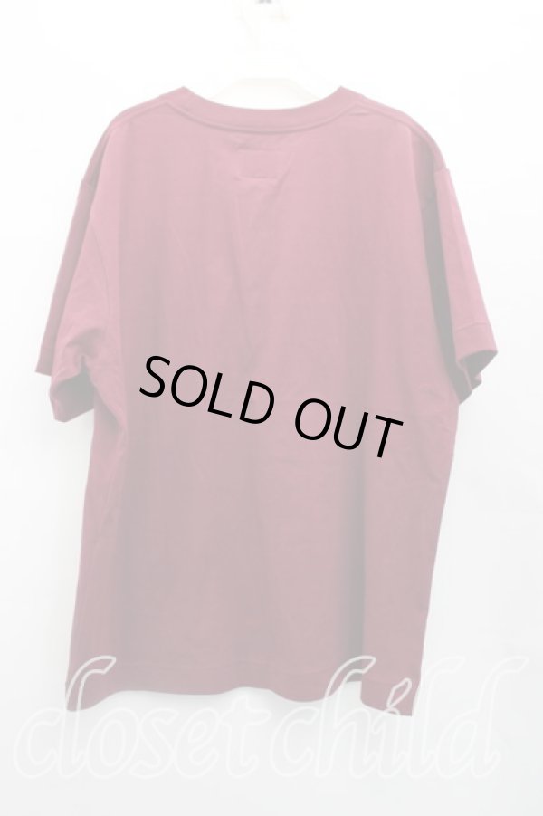 画像2: ヴィヴィアンウエストウッド MAN 中古 / LACE TEDDY Tシャツ 48（メンズL相当） エンジ  H-26-02-08-035-ts-OD-ZH (2)