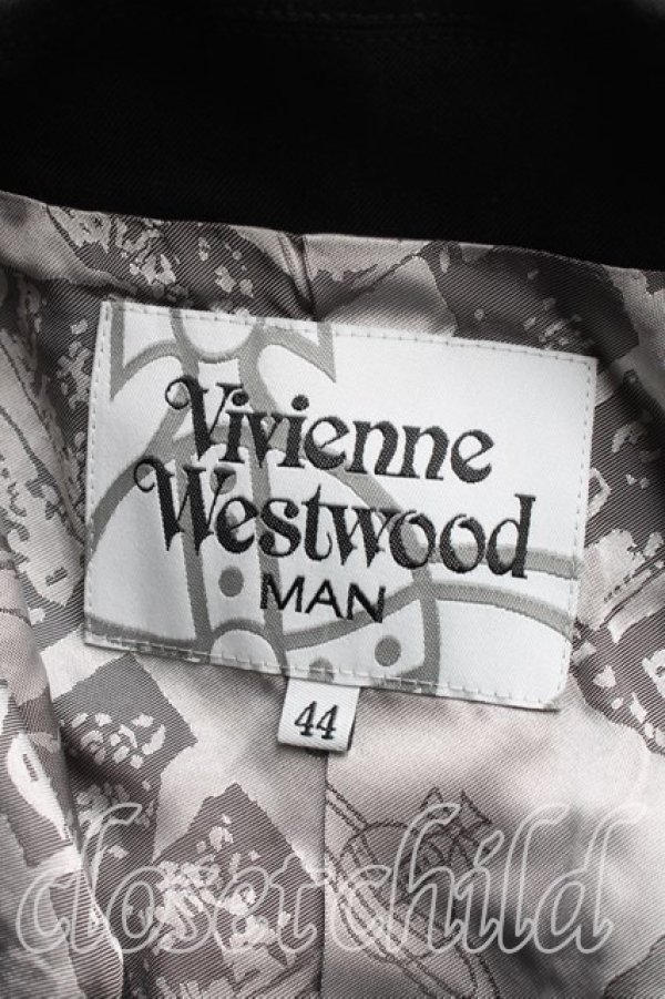 画像3: ヴィヴィアンウエストウッド MAN 中古 / ウエストコート 44（メンズS相当） 黒  H-26-02-08-037-to-OD-ZH (3)