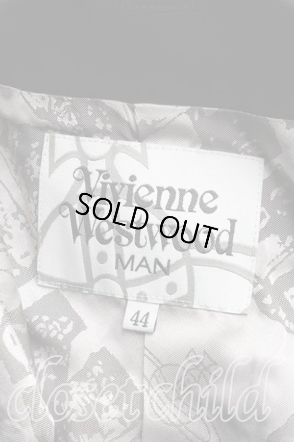 画像3: ヴィヴィアンウエストウッド MAN 中古 / ウエストコート 44（メンズS相当） 黒  H-26-02-08-037-to-OD-ZH (3)