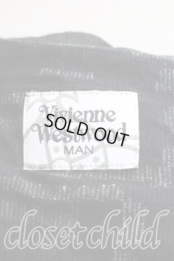 画像3: ヴィヴィアンウエストウッド MAN 中古 / 総柄ジップカーディガン FREE カーキ  H-26-02-08-038-to-OD-ZH (3)
