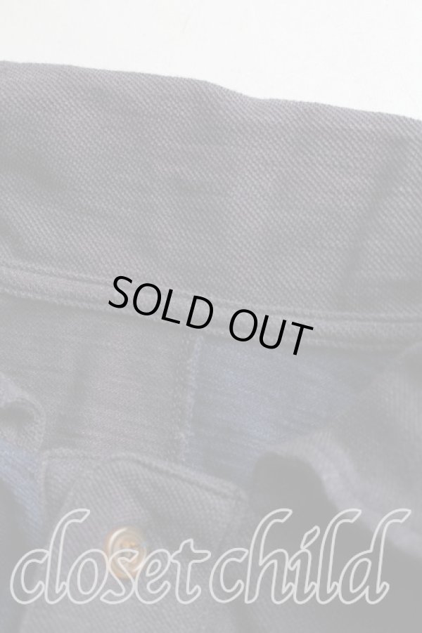 画像3: ヴィヴィアンウエストウッド MAN 中古 / オーブ刺繍バイカラーポロシャツ  茶ｘ紺  H-26-02-08-039-to-OD-ZH (3)