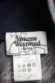 画像3: ヴィヴィアンウエストウッド MAN 中古 / チェックドルマンカーディガン FREE 紺  H-26-02-08-040-to-OD-ZH (3)