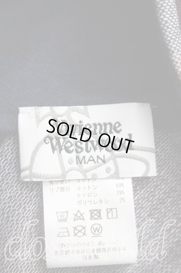 画像3: ヴィヴィアンウエストウッド MAN 中古 / チェックドルマンカーディガン FREE 紺  H-26-02-08-040-to-OD-ZH (3)